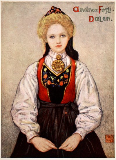 Country Girl from Dalen, 1905 by Nico Jungman